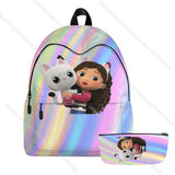 Gabby Dollhouse Cats Bookbags Students Back to School Backpack
