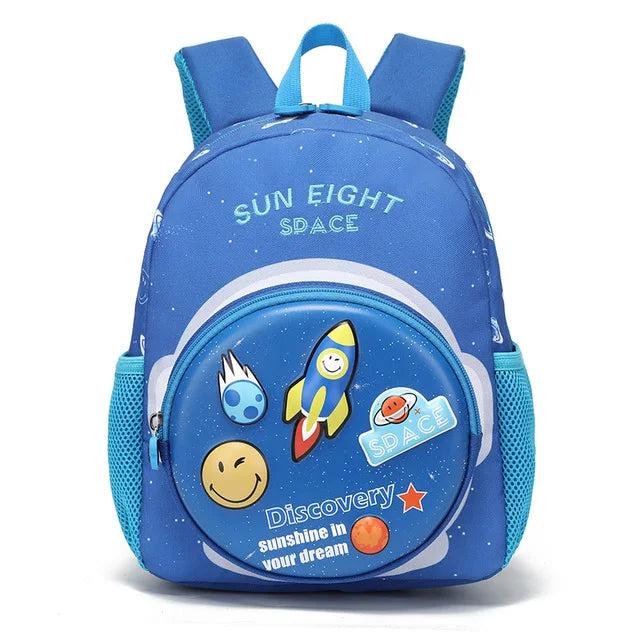 3D Dinosaur Space Kindergarten Backpack Waterproof Baby Bag