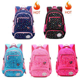 Daisy Print Girl School Bag Big Capacity Backpack