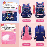 Daisy Print Girl School Bag Big Capacity Backpack