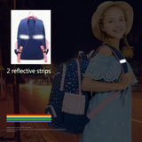 Daisy Print Girl School Bag Big Capacity Backpack