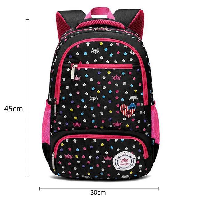 Daisy Print Girl School Bag Big Capacity Backpack