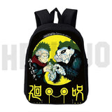 Japan Jujutsu Kaisen Backpack Men Anime Zipper Rucksacks Laptop Travelbags