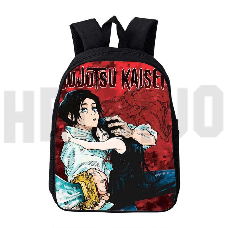 Japan Jujutsu Kaisen Backpack Men Anime Zipper Rucksacks Laptop Travelbags