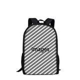 Cactus Cartoon Printed Bookback Girls School Bag