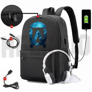 Umbrella Academy Backpack Women USB Charging Anti-theft Anime School Bags