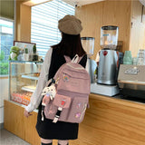 Stylish Waterproof Women's Nylon Backpack