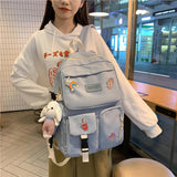 Stylish Waterproof Women's Nylon Backpack
