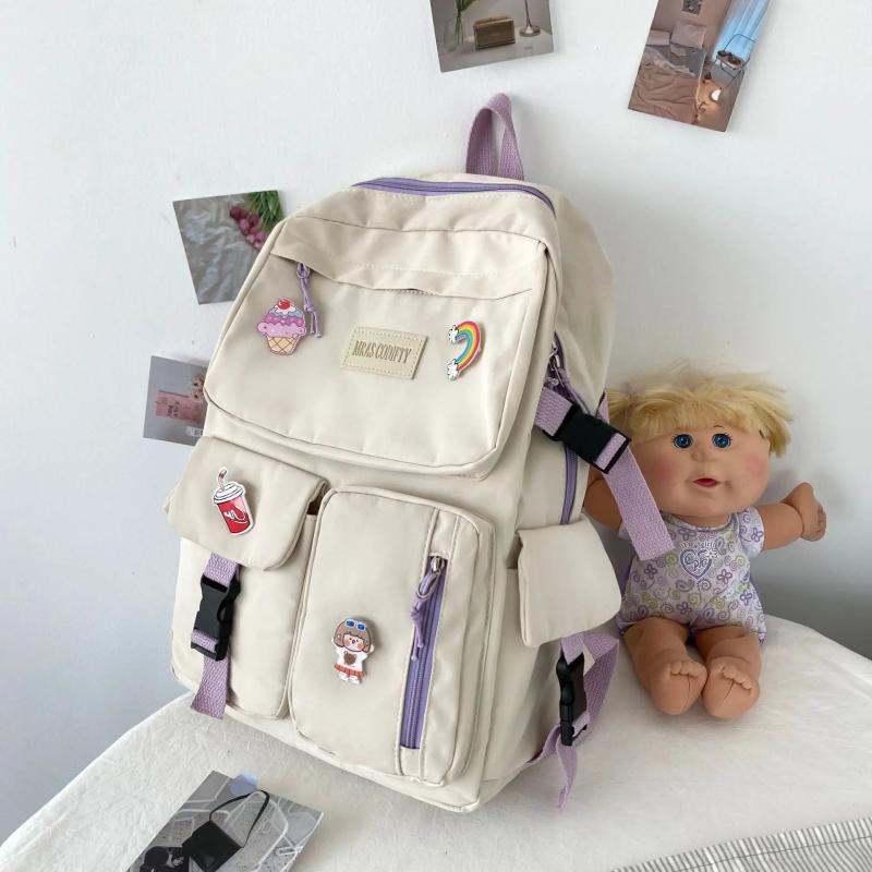 Stylish Waterproof Women's Nylon Backpack