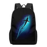 Dolphin Animal 3D Pattern School Bag for Children Girls Boys