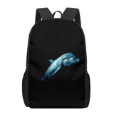 Dolphin Animal 3D Pattern School Bag for Children Girls Boys