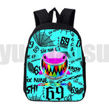 6ix9ine 3D Backpack Kids Bookbag School Bags Boys Girls Travel Bags