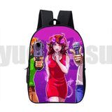 3D FNF Backpack 16-Inch Large Capacity Kids School Bag