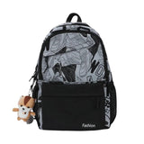 Graffiti Print Backpack School Bag for Teenage Girls Boys