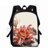 Bamboo Printing School Bag for College Girls Boys 15inch Book Backpack