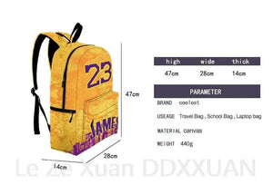 Anime Rainbow School Bags Backpacks Kids Bags Big Capacity Travel Bag