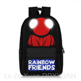 Anime Rainbow School Bags Backpacks Kids Bags Big Capacity Travel Bag