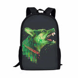 School Bags Wolf 3D Print Children Backpack for Teenagers Boys Girls Back Pack