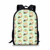 Corgi Dog Pattern Kids Schoolbag Party Cartoon Animal Dogs Backpack