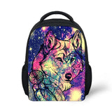ELVISWORDS Animal Print School Bags Kids Backpack Mochila Escolar