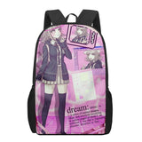 Nanami ChiaKi Danganronpa School Bag Print Backpack Teens Book Bag 16