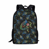 Peacock Pattern School Bags for Girls Mochila Femenina Backpacks