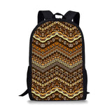 Stripe Printing School Backpacks Personalized Kids Daypack