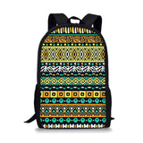 Stripe Printing School Backpacks Personalized Kids Daypack