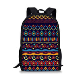 Stripe Printing School Backpacks Personalized Kids Daypack