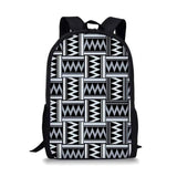 Stripe Printing School Backpacks Personalized Kids Daypack