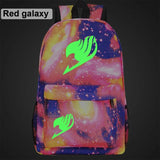 Anime Fairy Tail School Bag - Luminous Design, Green Light