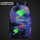 Anime Fairy Tail School Bag - Luminous Design, Green Light