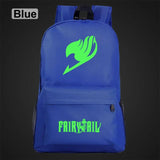 Anime Fairy Tail School Bag - Luminous Design, Green Light