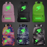 Anime Fairy Tail School Bag - Luminous Design, Green Light