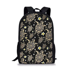 Turtle Pattern Boys School Bags Mochila Infantil Backpack