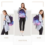 Teen Girl Backpack Bag with Pencil Case Travel Hiking Rucksack Lightweight