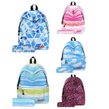 Teen Girl Backpack Bag with Pencil Case Travel Hiking Rucksack Lightweight