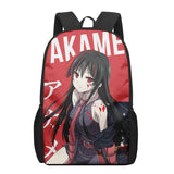 Akame Ga Kill Anime School Backpack for Kids Boys 16 Inch Book Bag