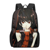 Akame Ga Kill Anime School Backpack for Kids Boys 16 Inch Book Bag