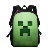 Teenager School Bags Cube Print Backpack Anime Book Bags Boys Girls Bagpack