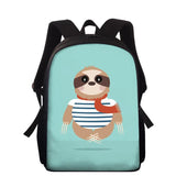 Sloth Students School Bag Causal Kids Backpack Girls Boys Magic Schoolba