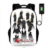 Tokyo Revengers Backpack Boys Girls School Bag Book Bags Men Women Rucksack