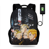 Tokyo Revengers Backpack Boys Girls School Bag Book Bags Men Women Rucksack
