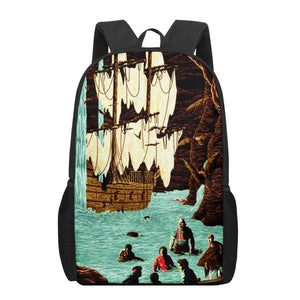Goonies School Bags Print Backpacks Teenage Boys Girls 16 Kids Backpack