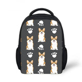 Corgi Printing Kids Mini Kindergarten Backpacks School Bags