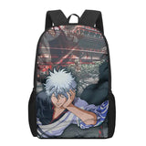 GINTAMA School Backpack 3D Print for Boys Girls Kids Kindergarten Men Child Bag
