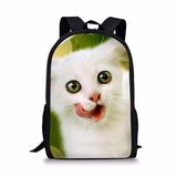 Animal Wolf School Backpack Classic Toddler Kids Bagpack 3D Rucksack