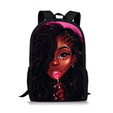 African Girls Book Bag for Student Teenagers Backpack School Supplies