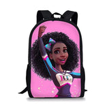 African Girls Book Bag for Student Teenagers Backpack School Supplies