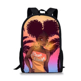 African Girls Book Bag for Student Teenagers Backpack School Supplies